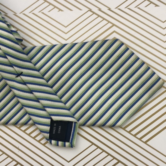 Náutica green and blue tie - Picture 3 of 4